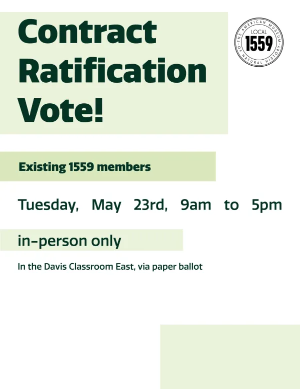 Contract Ratification Vote!